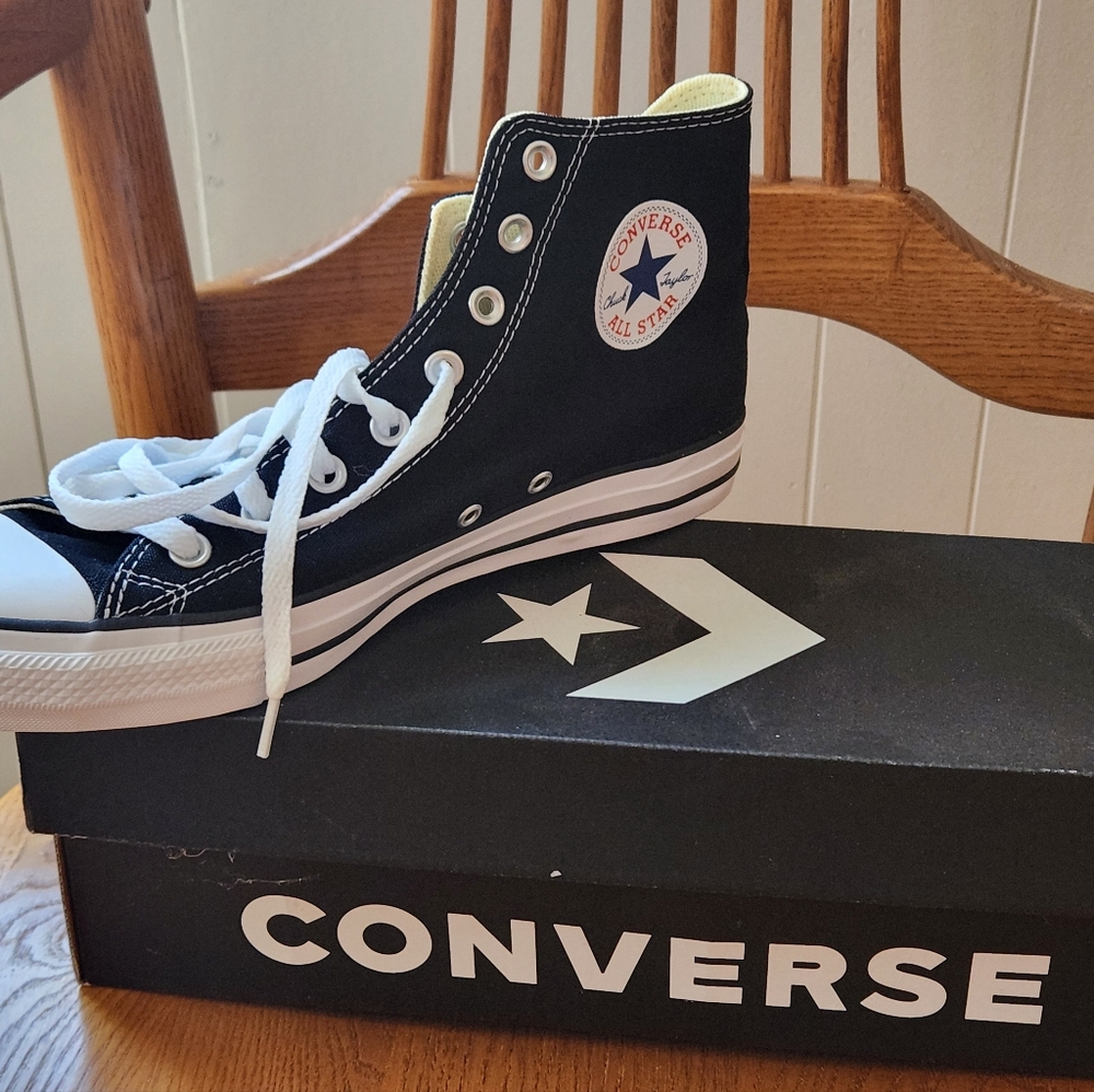 Converse AL STAR HI Black Unisex Men's 9 Women's 11